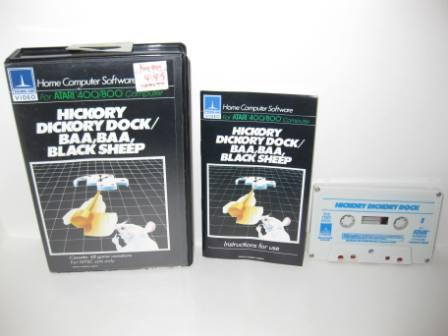 Hickory Dickory Dock/Sheep (Cassette) (CIB) - Atari 400/800 Game